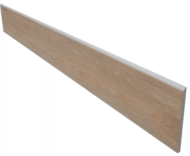 Керамогранит Плинтус KW01 Kraft Wood Rusty Beige структурированный 7x60