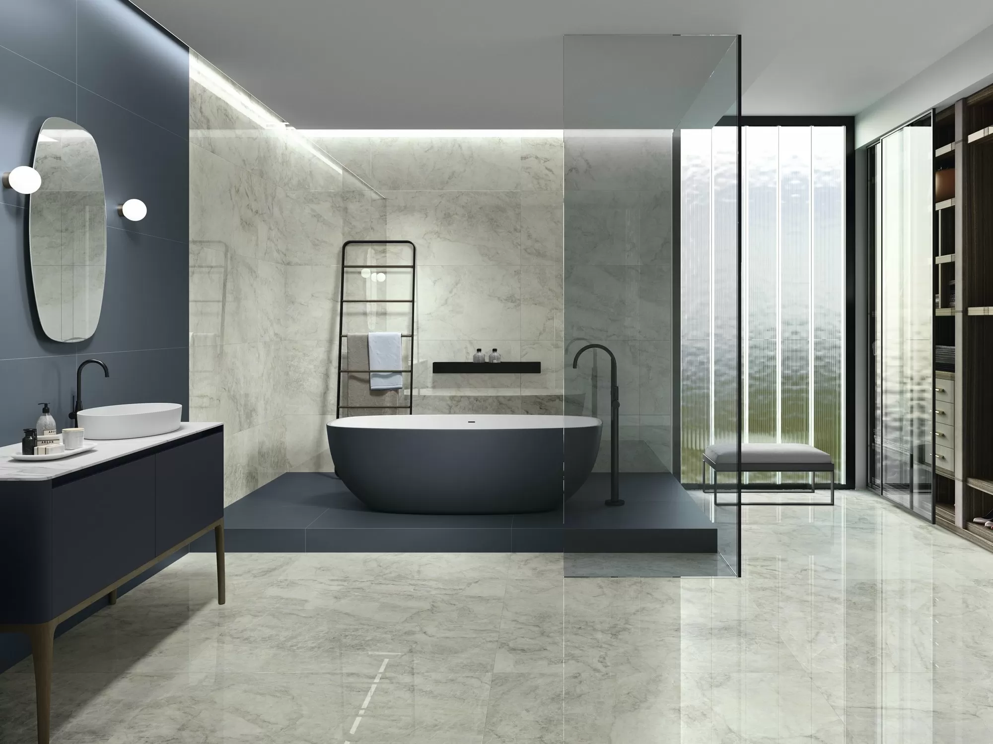 Керамогранит A041965 Taj Majal Pearl Soft Rect 120x280