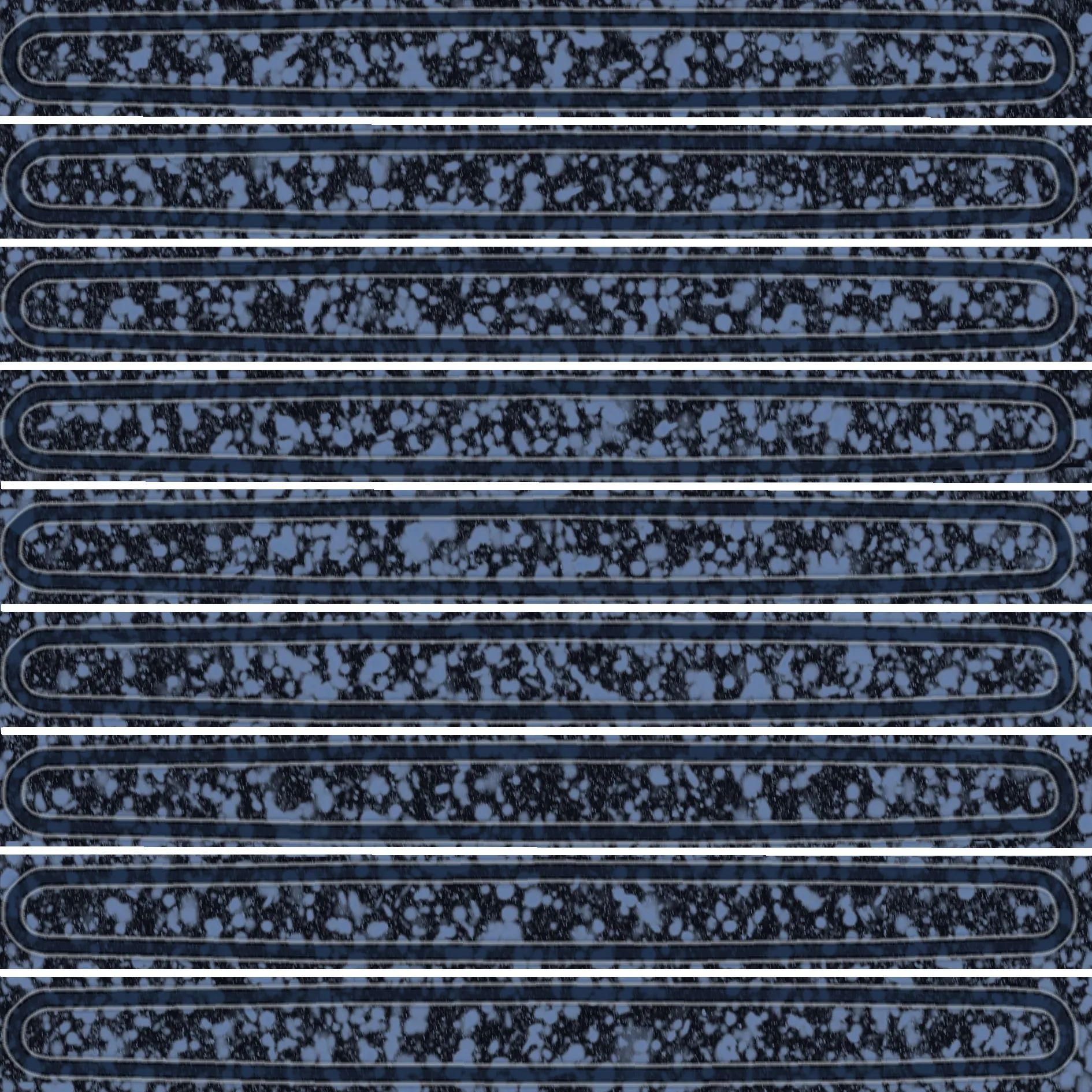 Плитка KMD2SOB004BN Декор чипсет Далия синий глянцевый 20x20x0,95
