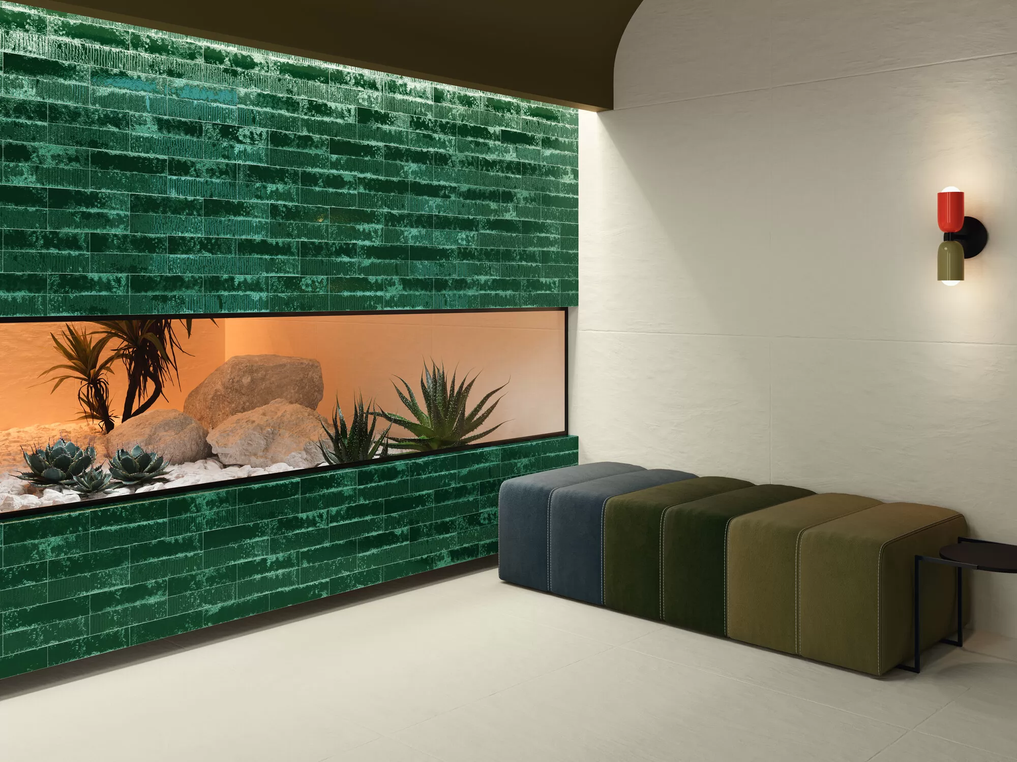 Керамогранит A041246 A Piedi Dark Green 100х100