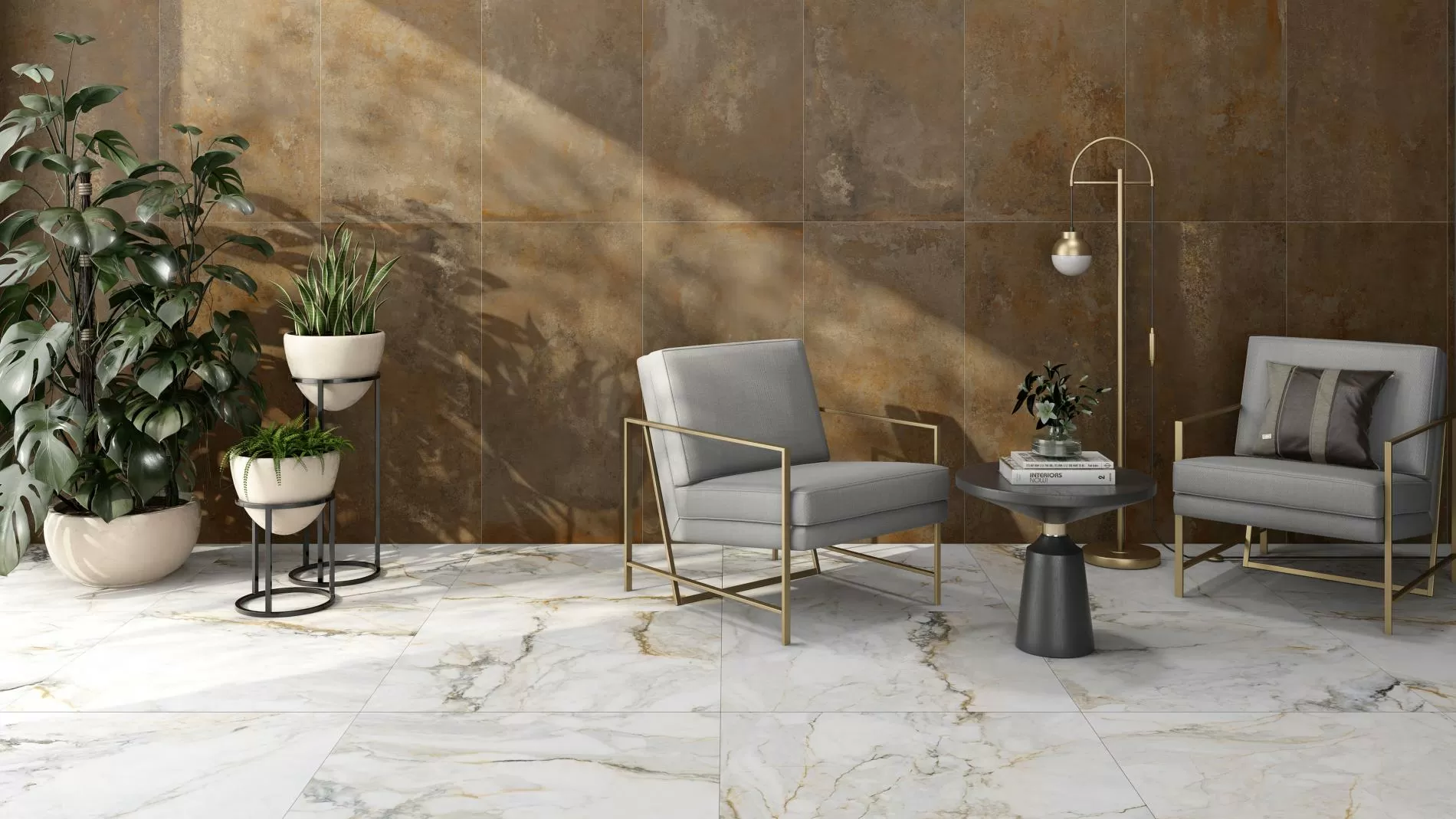 Керамогранит CR.PISA GOLD leviglass Rect. 45*90