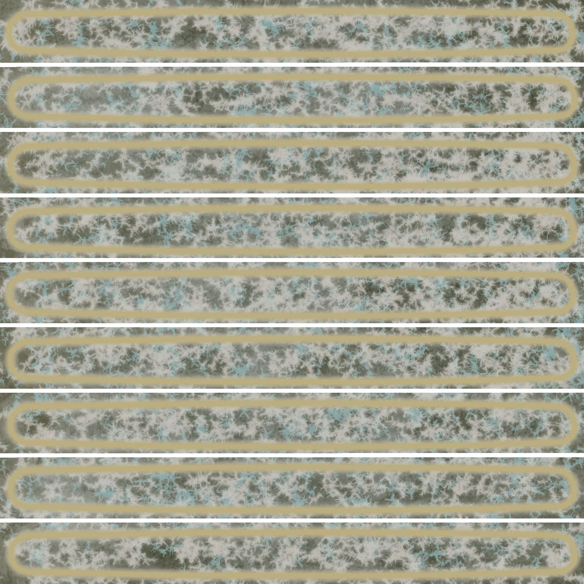 Плитка KMD2SOB001BN Декор чипсет Далия зелёный светлый глянцевый 20x20x0,95