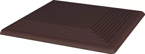 Клинкерная плитка Natural Brown Ступень угловая 30х30