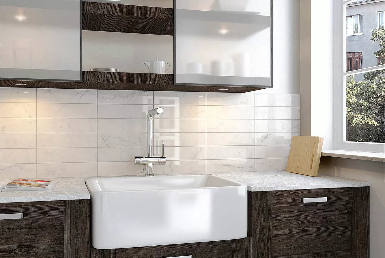 Плитка 23084 CARRARA Metro Matt 7,5х15
