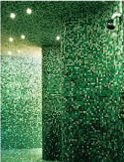 Мозаика Jump Green №1 (dark) Растяжки 25*25 300*300