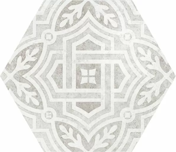 Керамогранит 22099 Hexatile Cement Garden Grey 17,5x20 (17 видов паттерна)