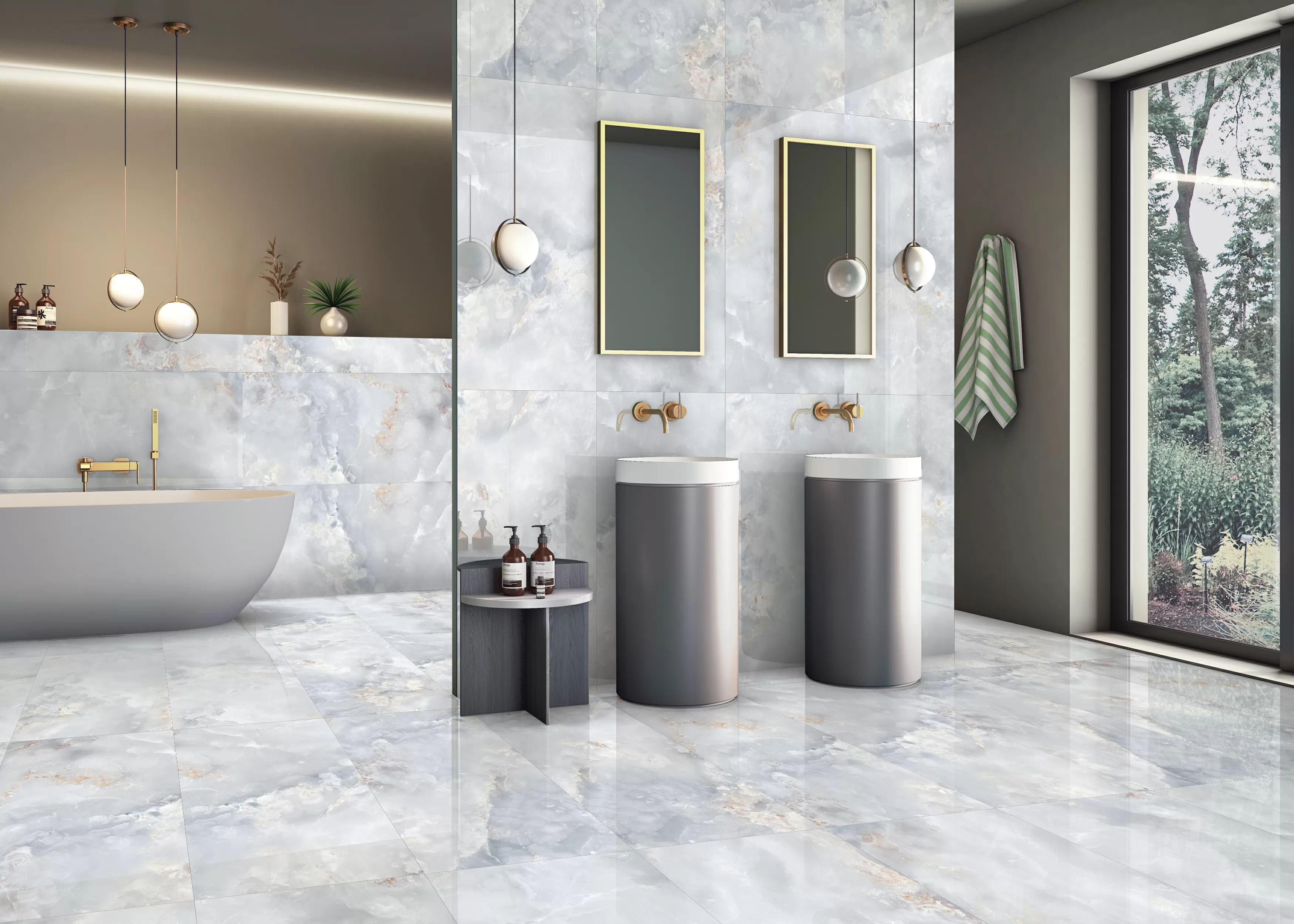 Керамогранит NTT995100P Onyx Solano Blue 60x60
