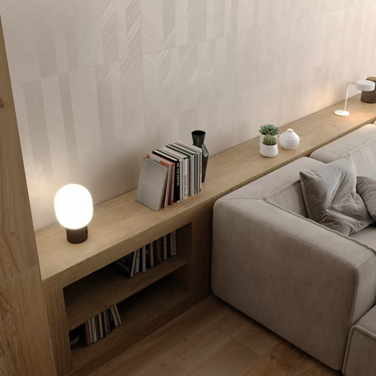 Керамогранит Mural Aura Crema 32x62.5