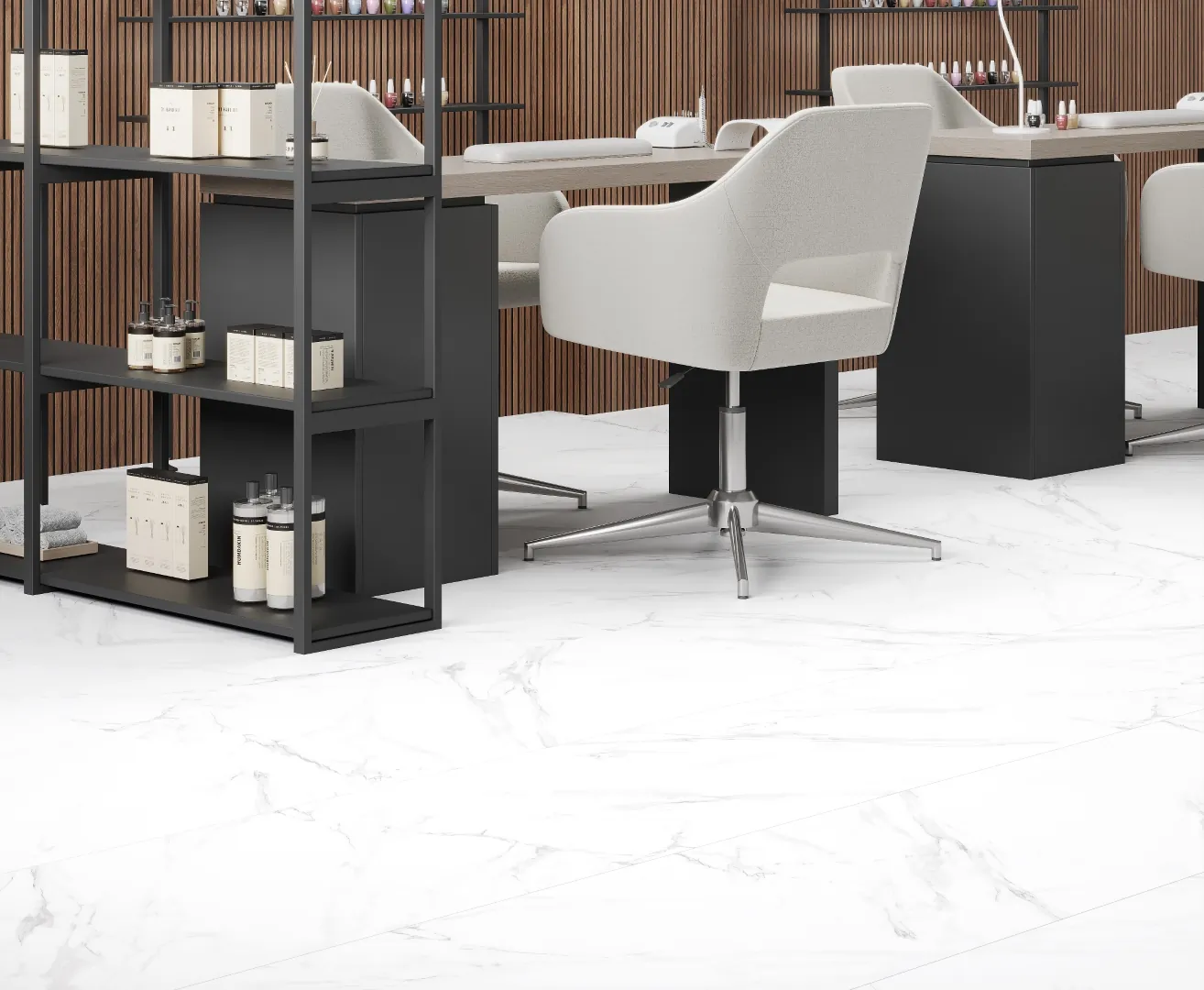 Керамогранит Carrara Blanco PRO белый матовый R10Soft 60х120