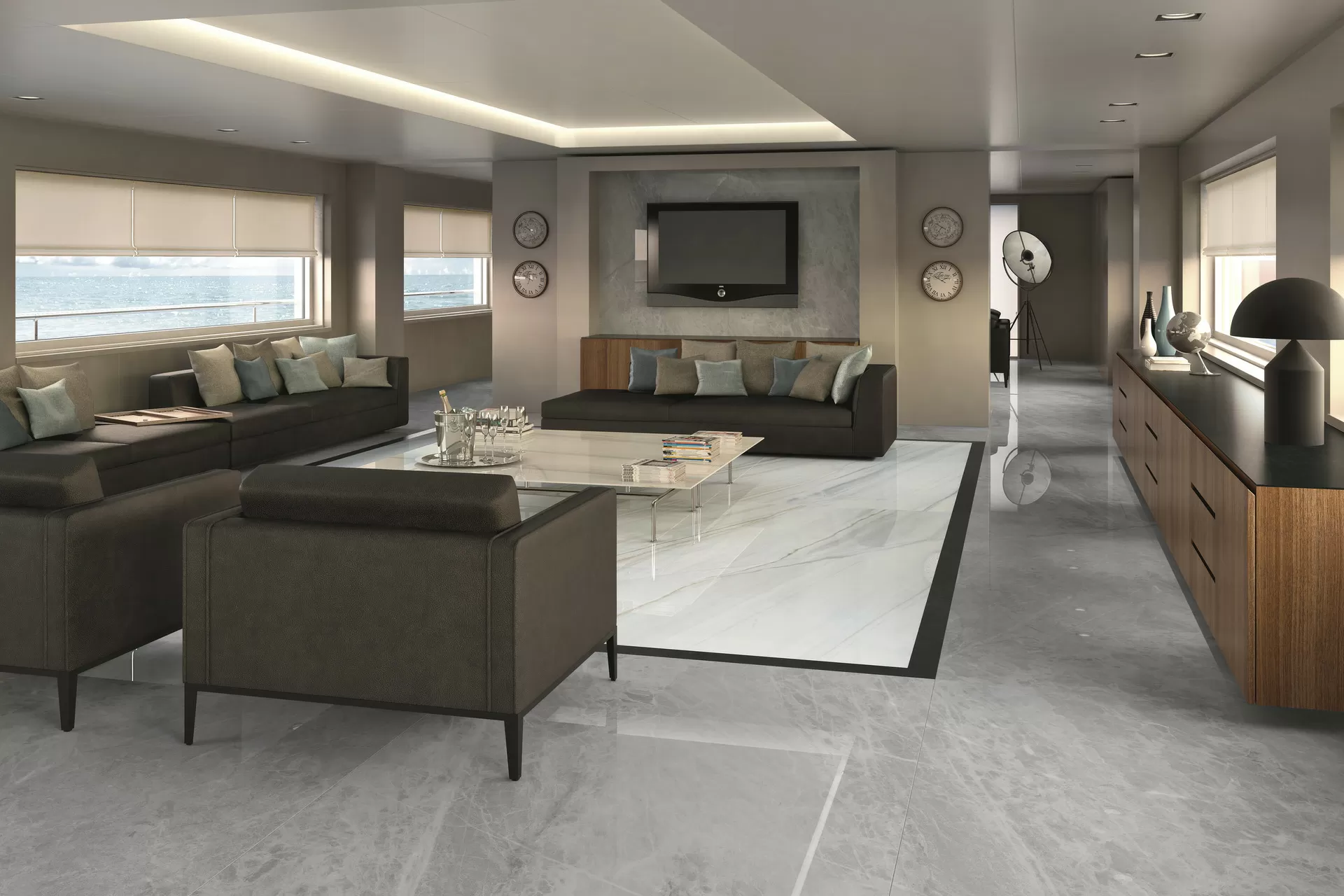 Керамогранит P315652MF6 Marmi Crema Avorio Naturale 150x300