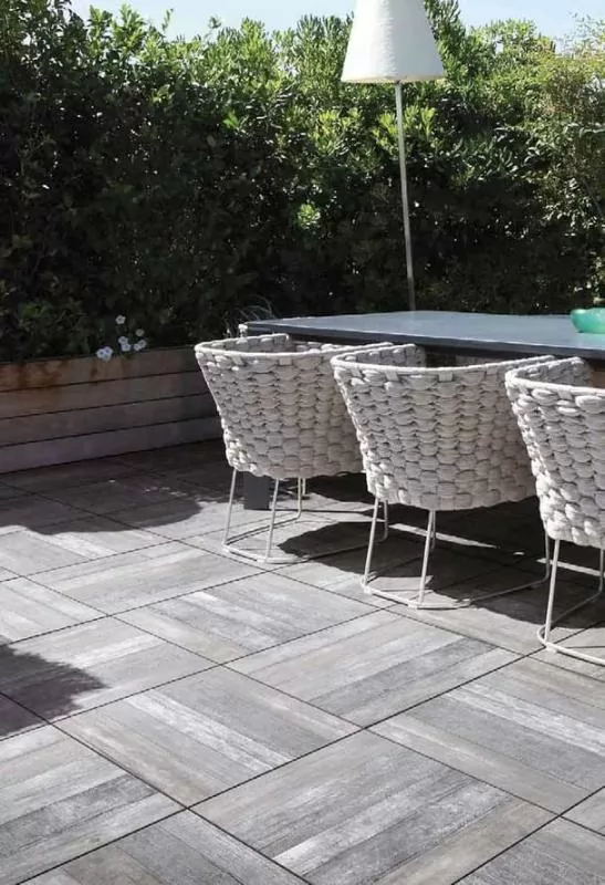 Керамогранит Icon Outdoor White Ret 60x60