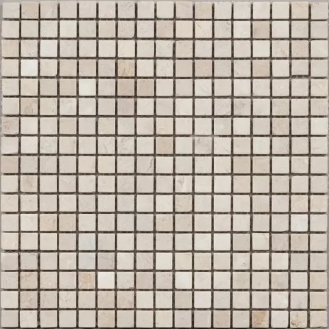 Мозаика МБ-С6-15 Cream Marfil мрамор 1.5*1.5 29*29