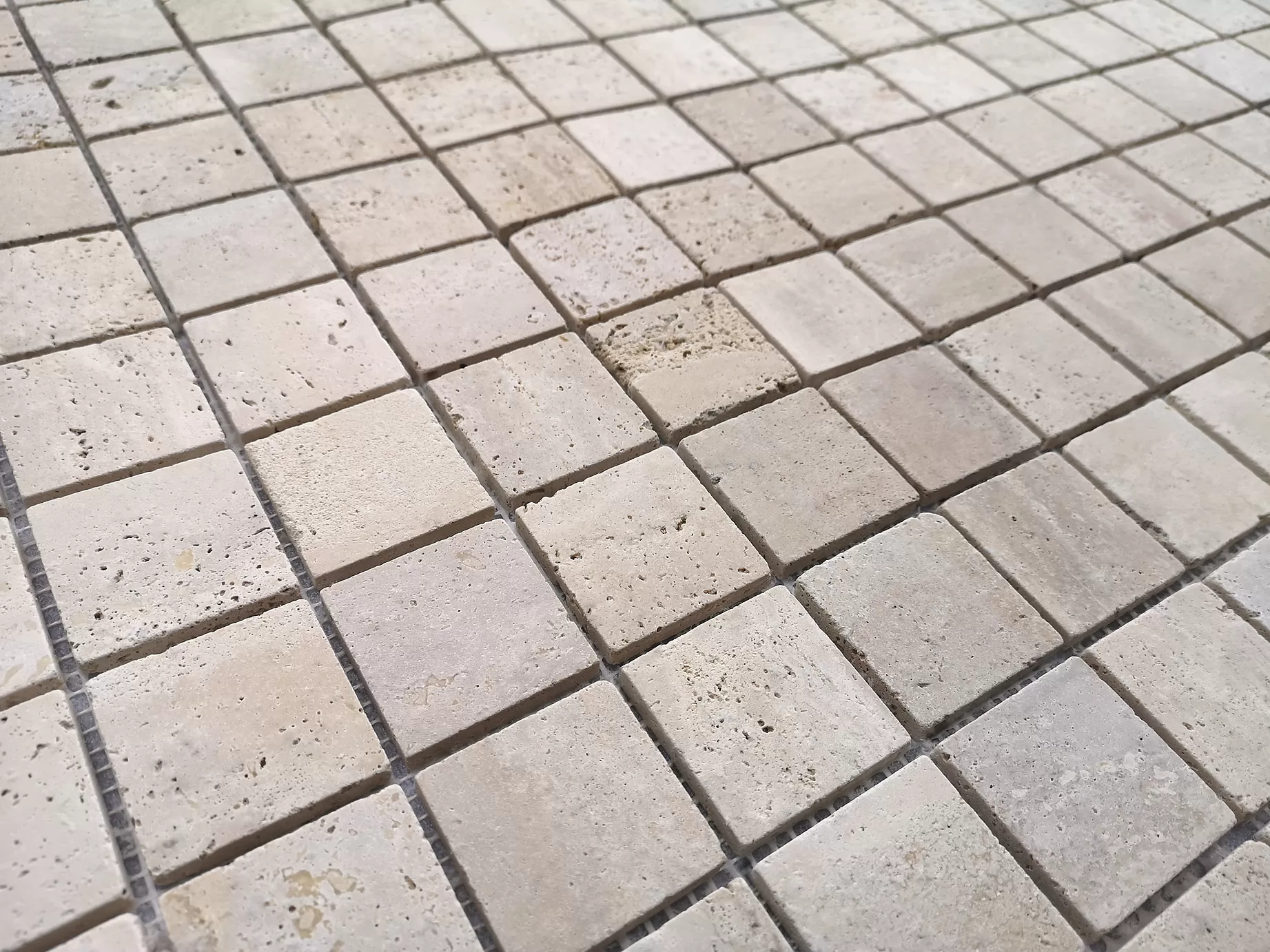 Мозаика Travertino Beige MAT 48x48x7 305x305