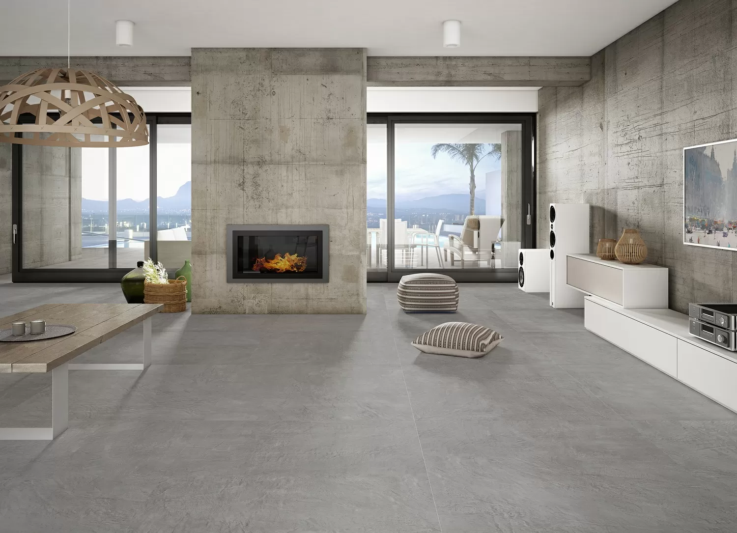 Керамогранит Equinox Anthracite Diamond Decor 6mm 59.55x260