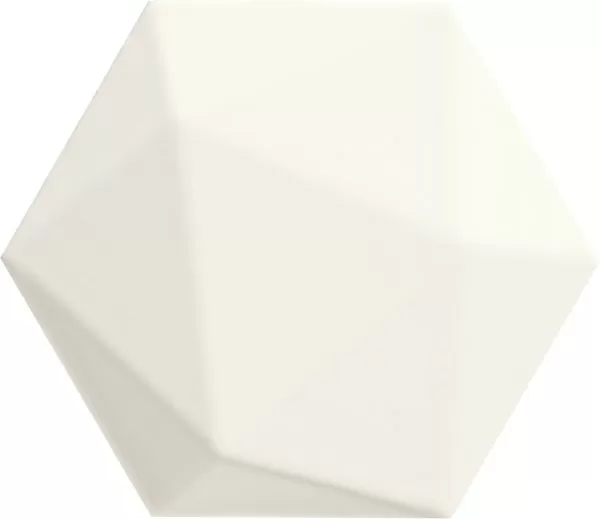 Плитка Origami white hex 11x12.5