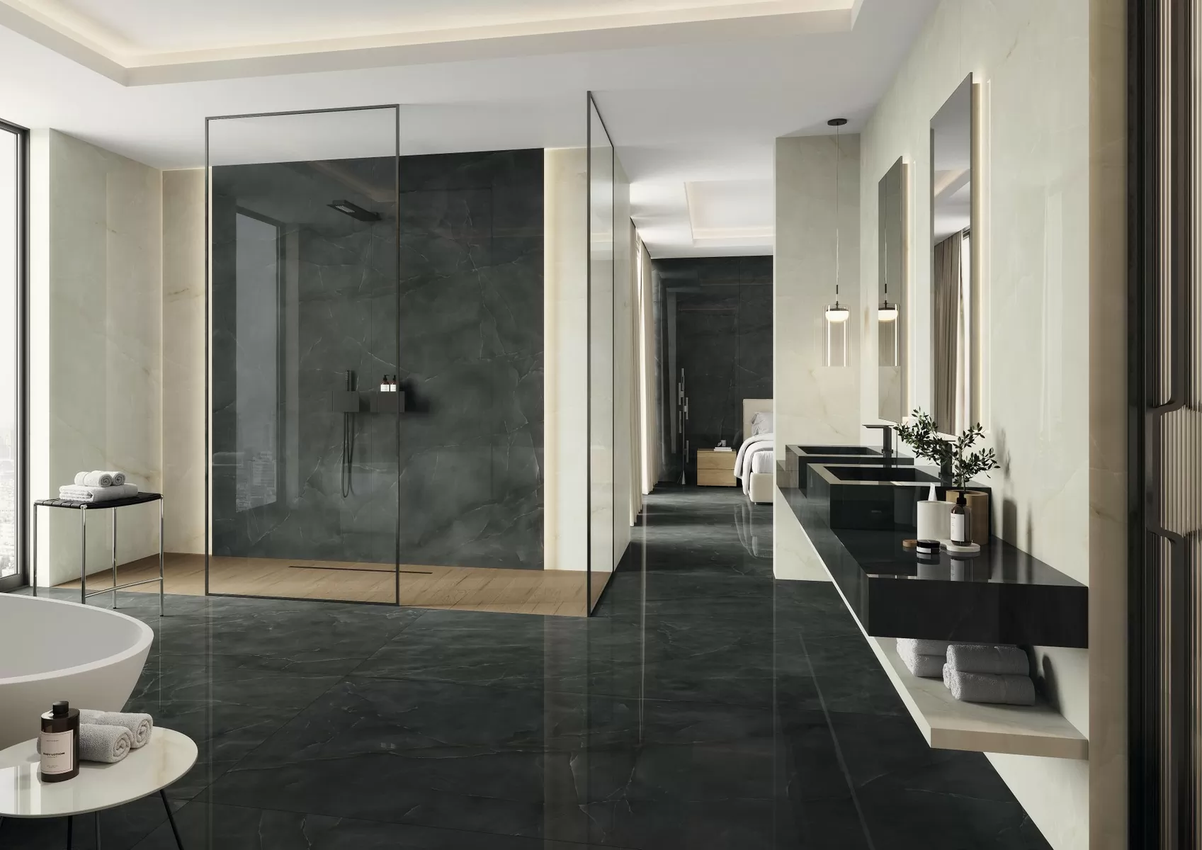 Керамогранит AJHA Marvel Onyx White Lapp. 6mm 160x320