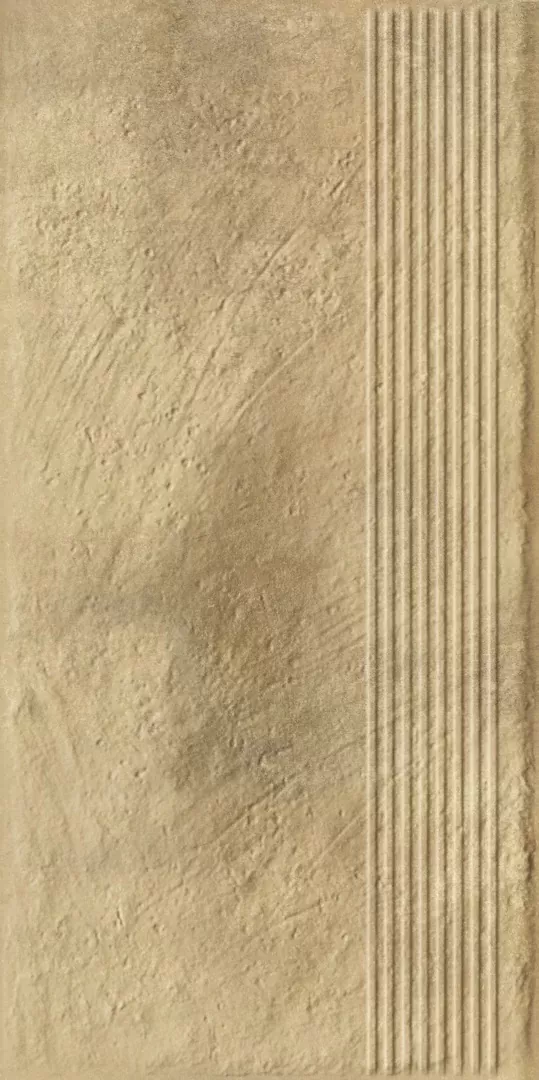 Клинкерная плитка Eremite Sand Stopnica Prosta Struktura Mat 30x60