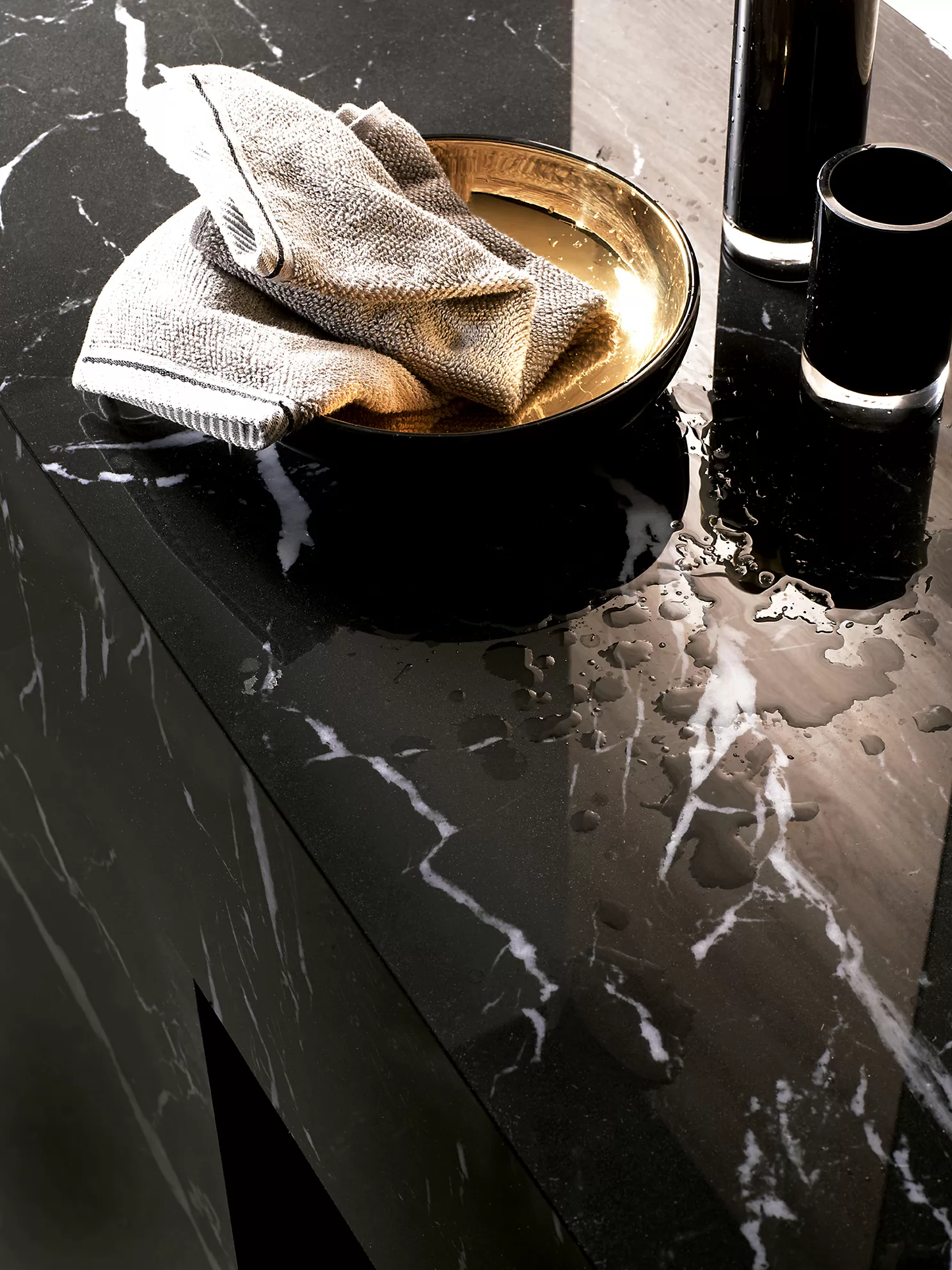 Керамогранит 123040 Marquina Nero Lucidato Ret 60x120
