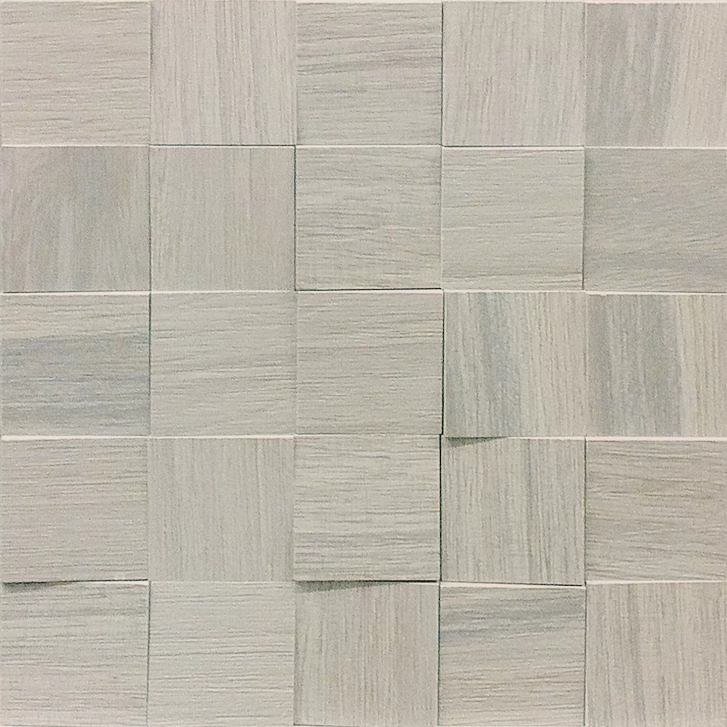 Мозаика 742056 Wooden Gray Mosaico 3D Inclinato Nat 6x6 30x30