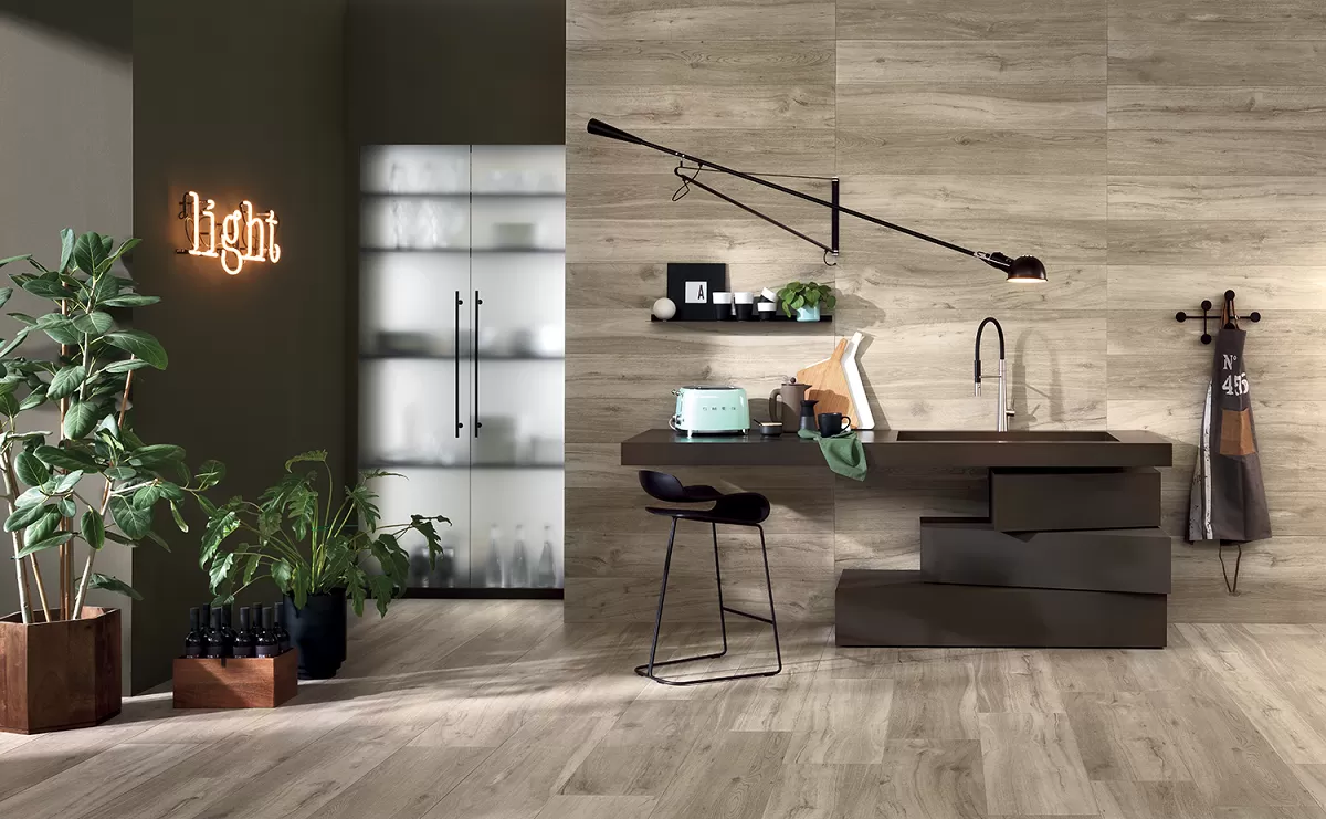 Керамогранит 181654 Silvis Mogano ret R10 20x120