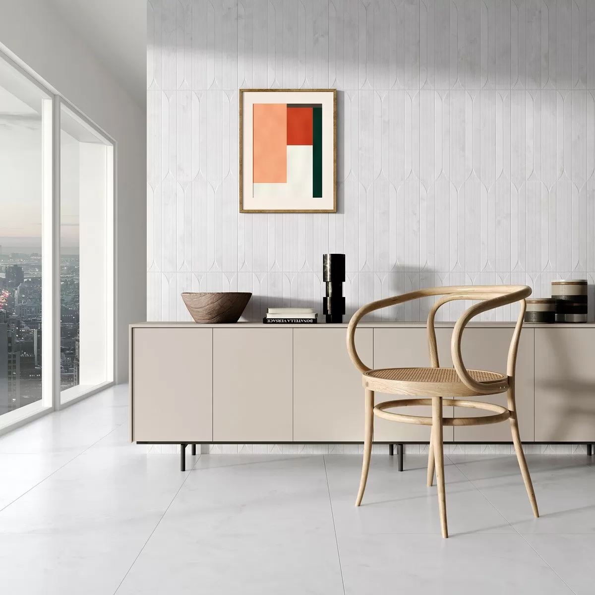Керамогранит Mural Aura Crema 32x62.5