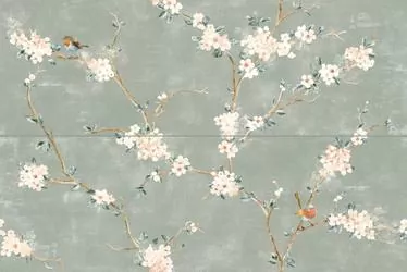 Плитка RC5L Mixed Verde Decoro Fiori di Pesco Rett. (A+B) 40x120