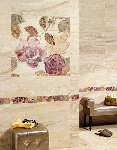 Плитка Decorado Cibeles A beige 25x75