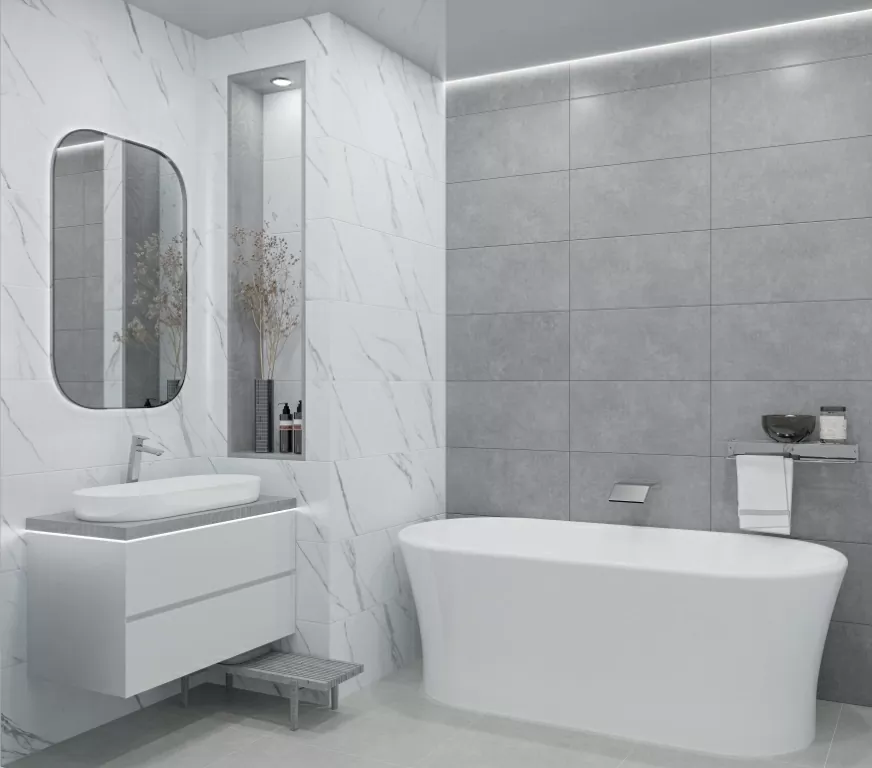 Плитка Carrara Geometria 31.5x63