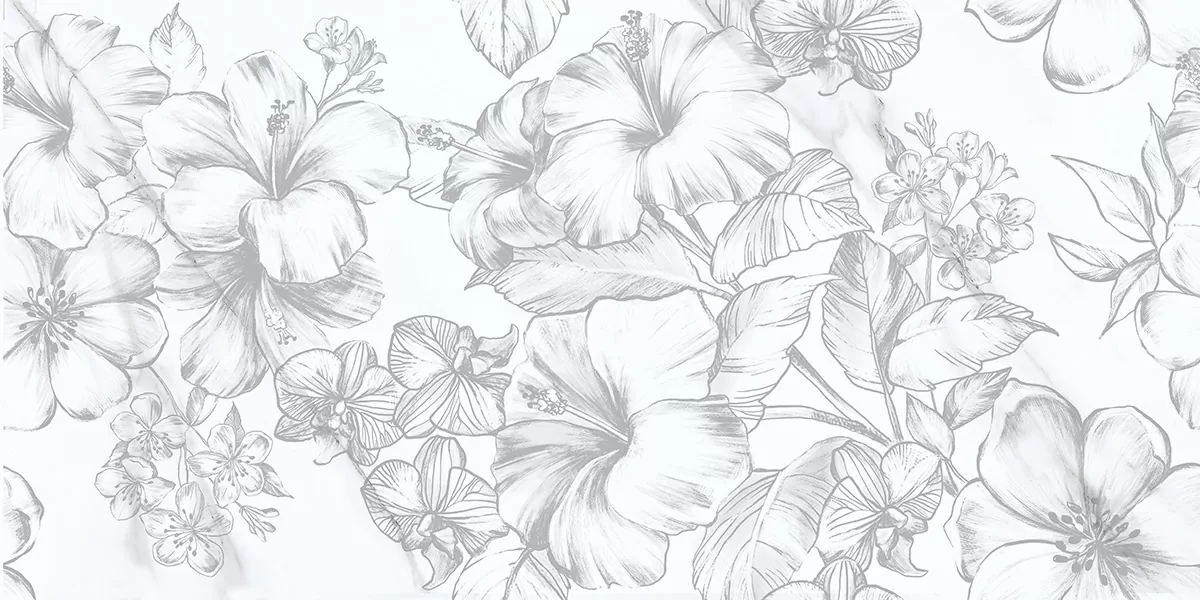 Плитка Carrara Flowers 31.5x63