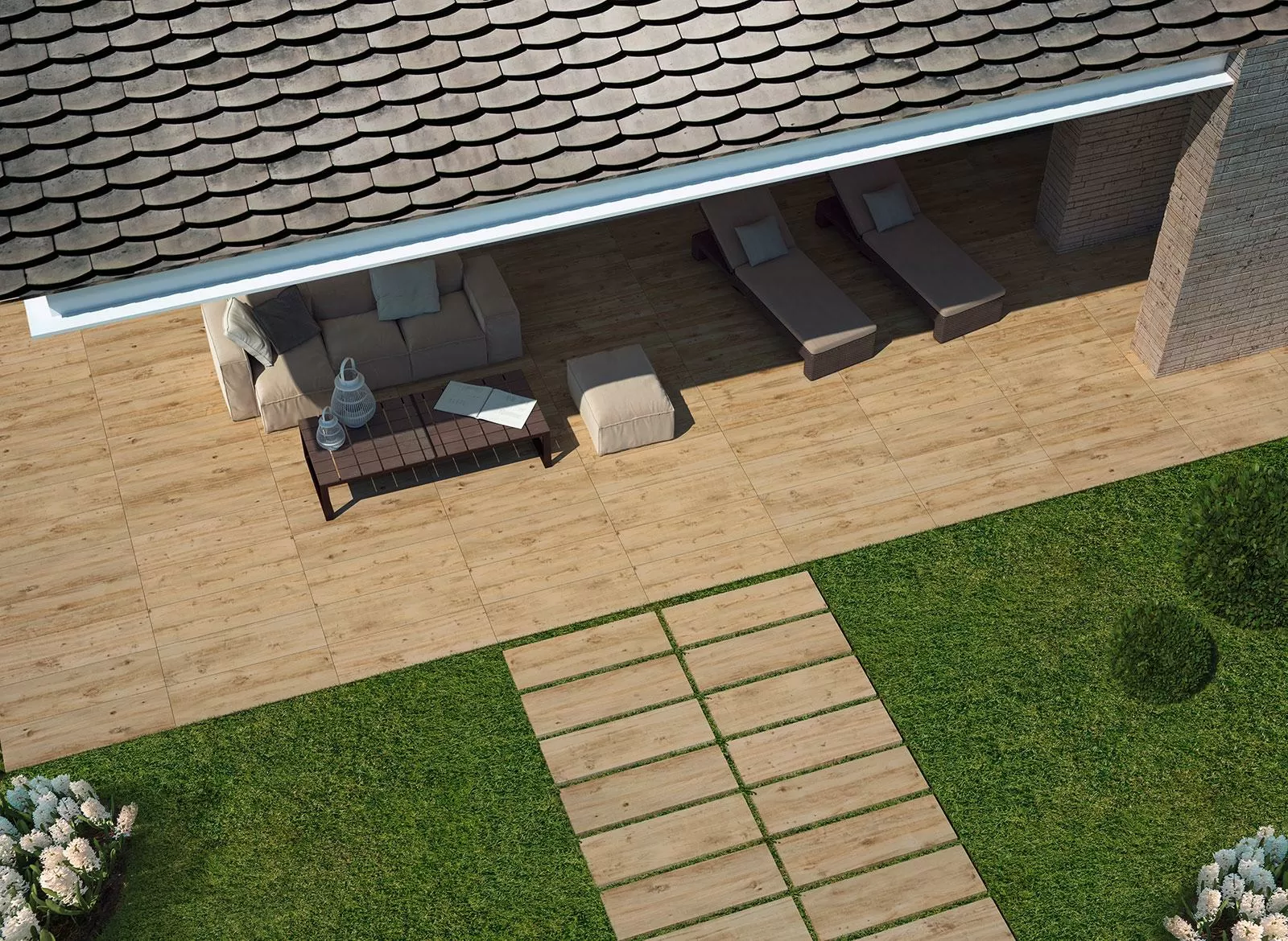 Керамогранит Treverkhome Rovere MJWA 15*120