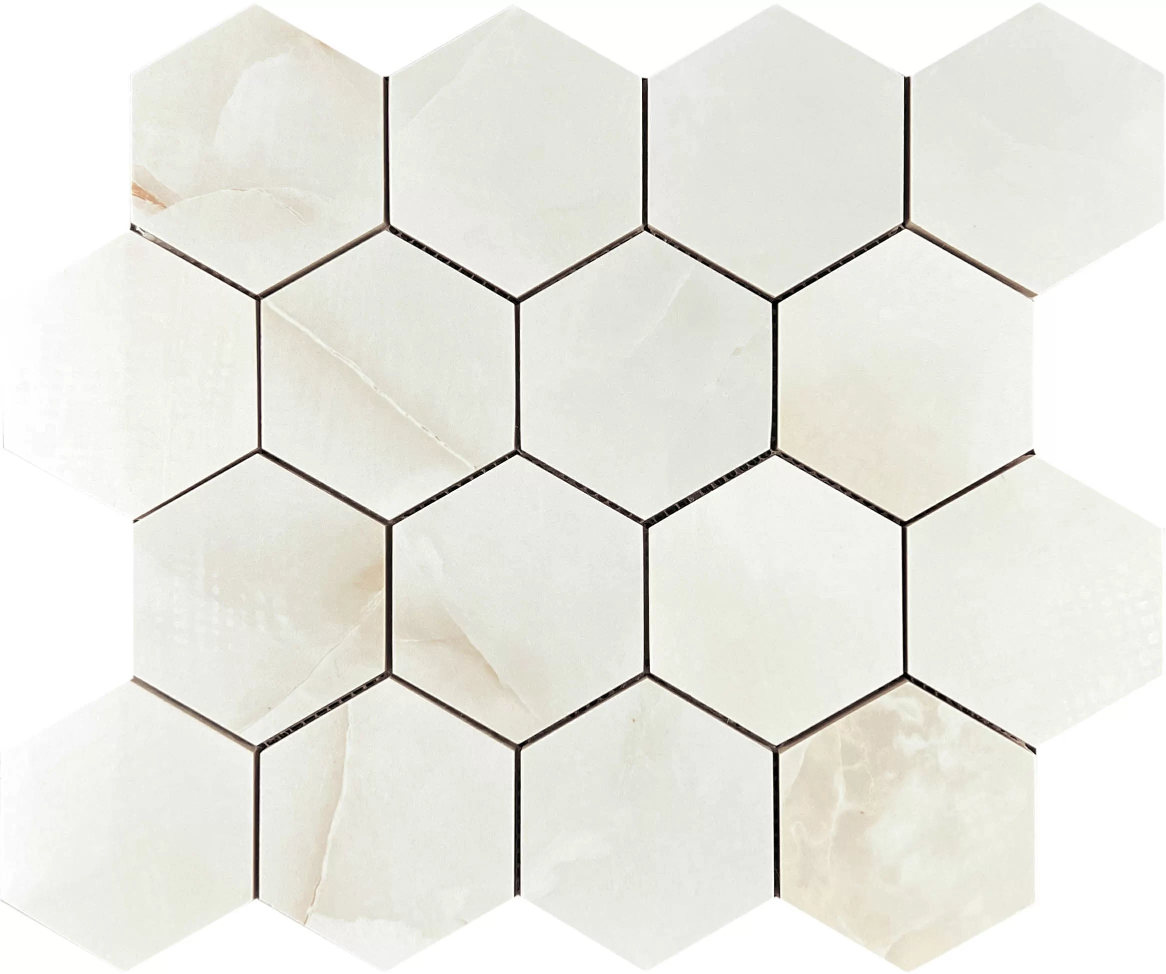 Мозаика Mosaic Antisky Hexagone 28x33