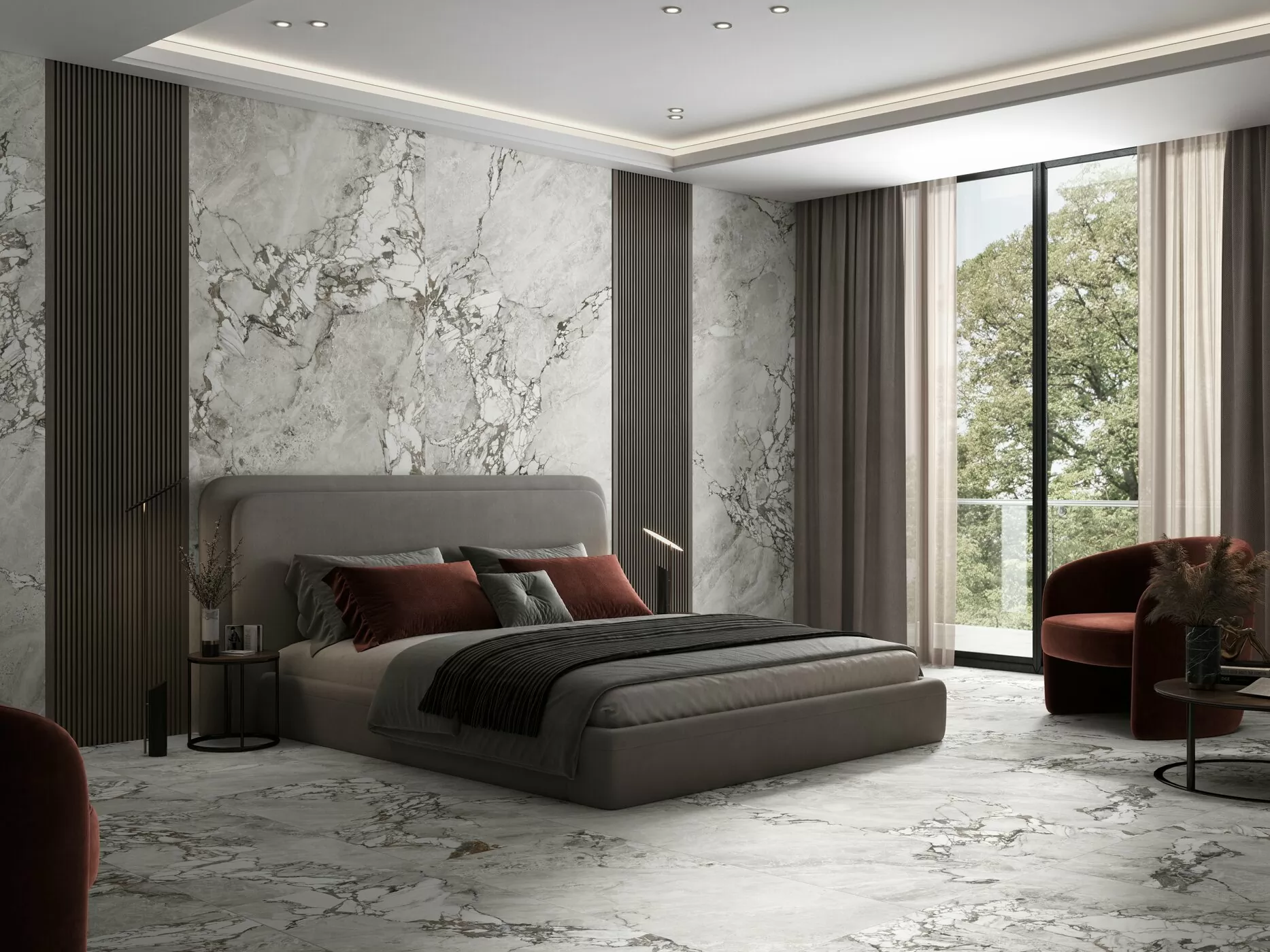 Керамогранит Glastonbury Grigio Matt 120x280