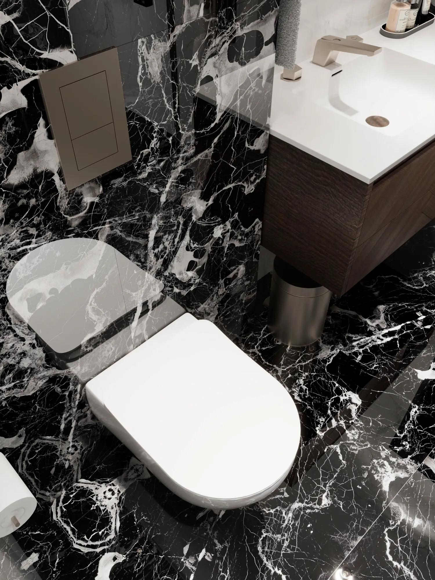 Керамогранит HG2001-A Elegant Nero High Gloss 60x120