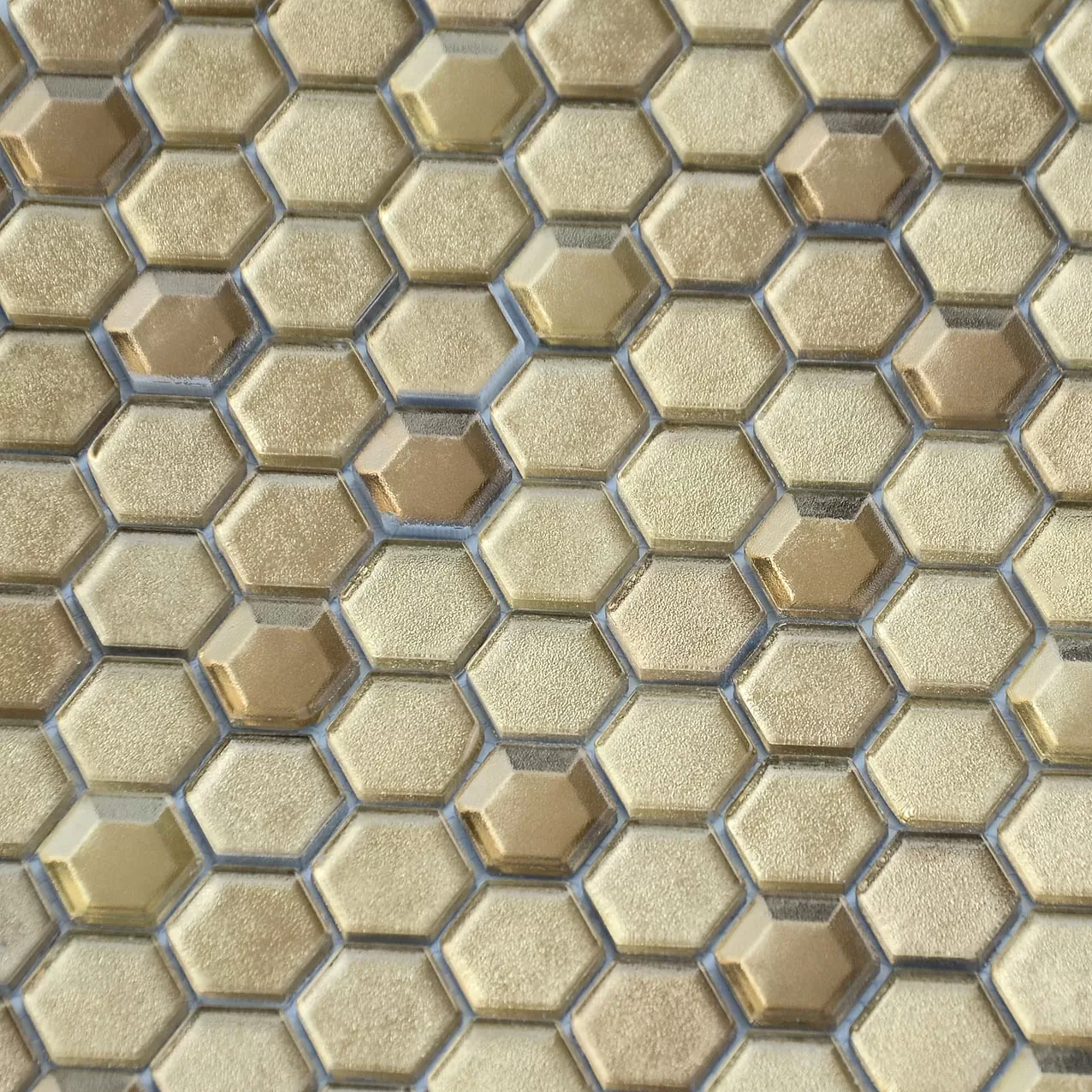 Мозаика Aureo grani hexagon 23x13x6 300x300х6