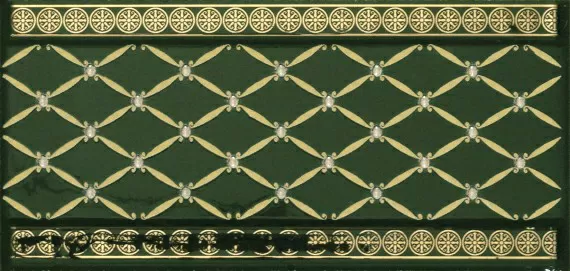 Плитка CENEFA DELIS VERDE BOTELLA GOLD 20*10