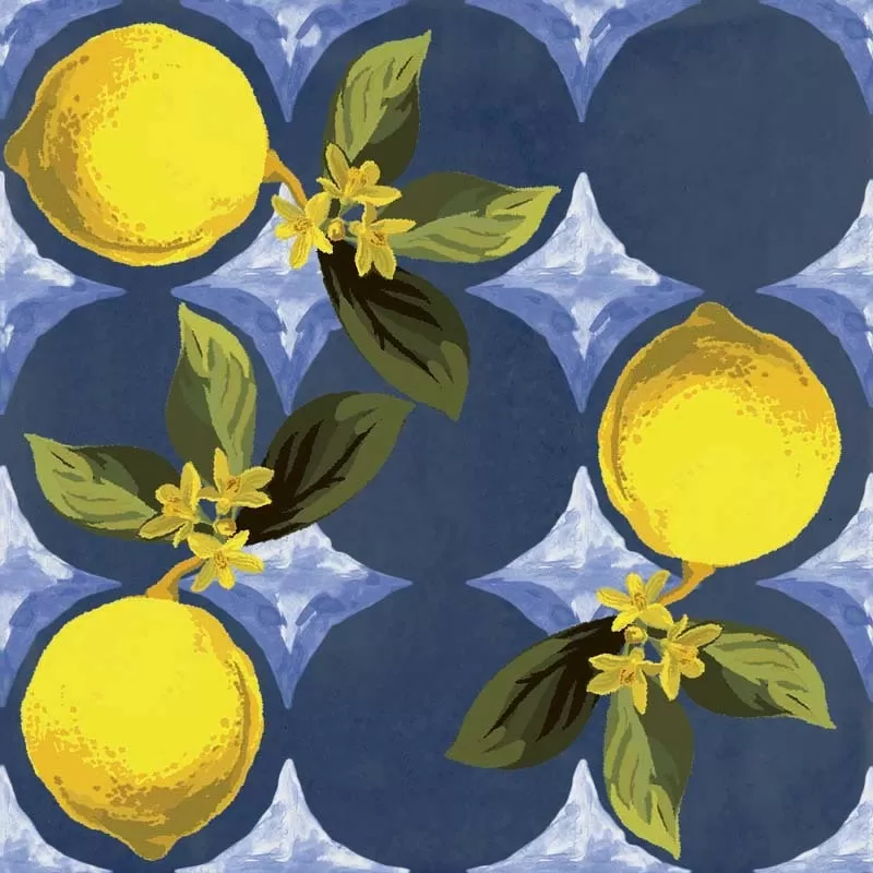 Керамогранит Giardino Blu Mix Luc 20x20