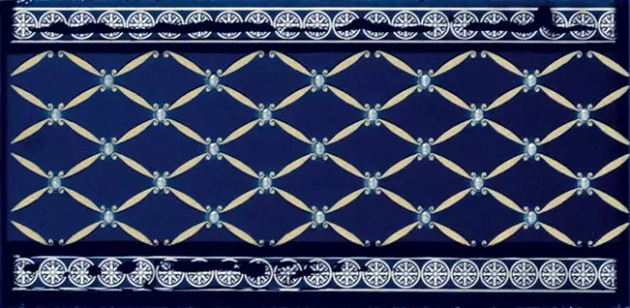 Плитка CENEFA DELIS COBALTO SILVER 20*10