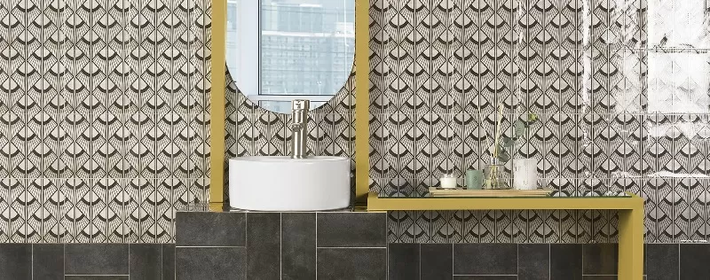 Плитка DECOR CAMDEN NERO 10x20
