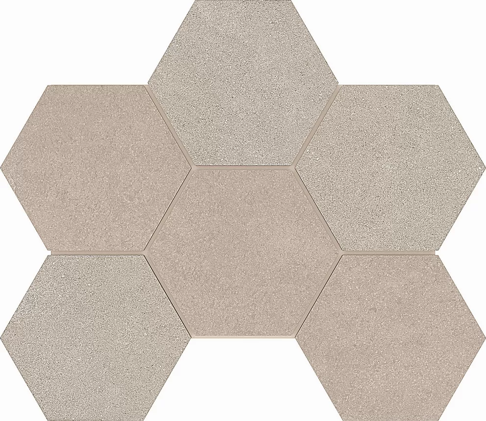 Мозаика Мозаика LN01/TE01 Luna Hexagon неполированная 25x28.5