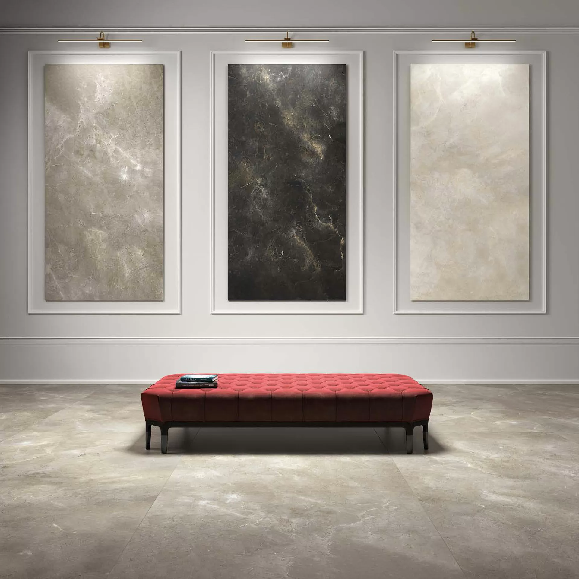 Керамогранит P175592MF6 Art Stone Abyss Grey Naturale 75x150