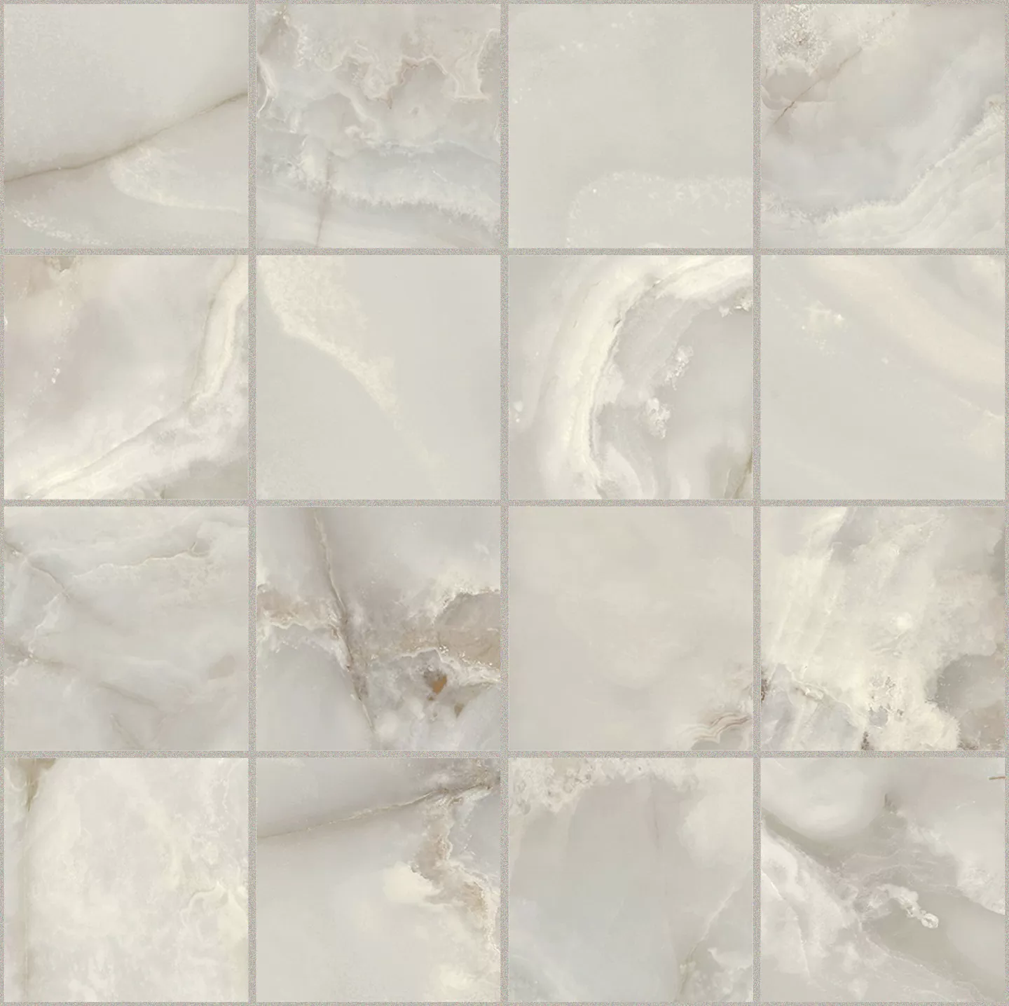 Мозаика 767694 Onyx&More Silver Onyx Glossy Mosaico 6mm 7,5x7,5 30x30