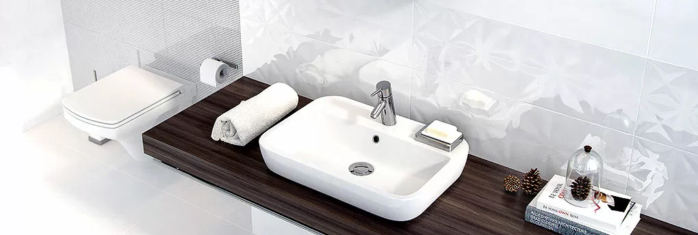 Плитка O-WHM-WIU441-16 Вставка White Magic Platinum Flower 25x75