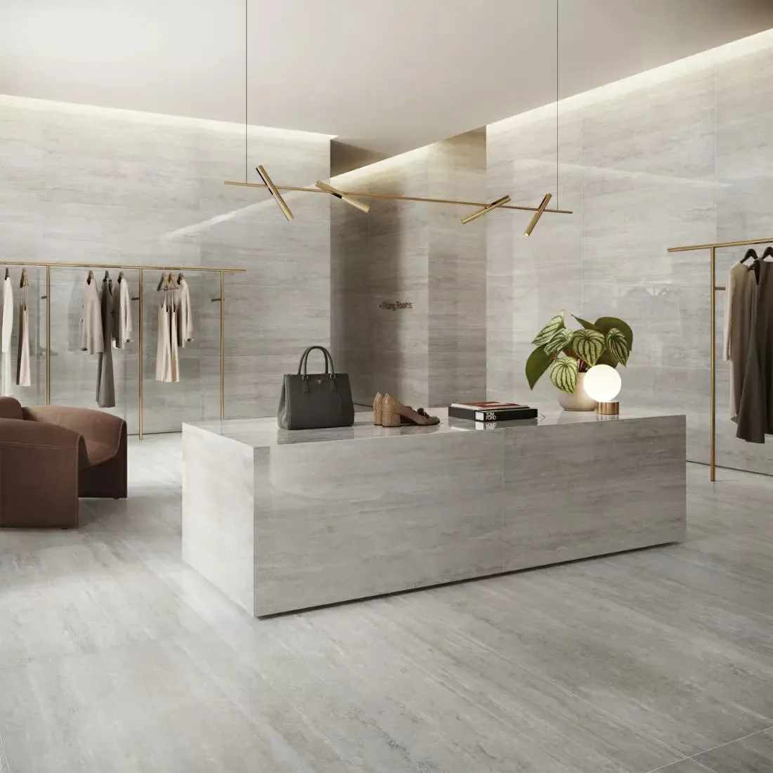 Керамогранит OZ35 Prestigio Travertino Beige Soft R 60x120