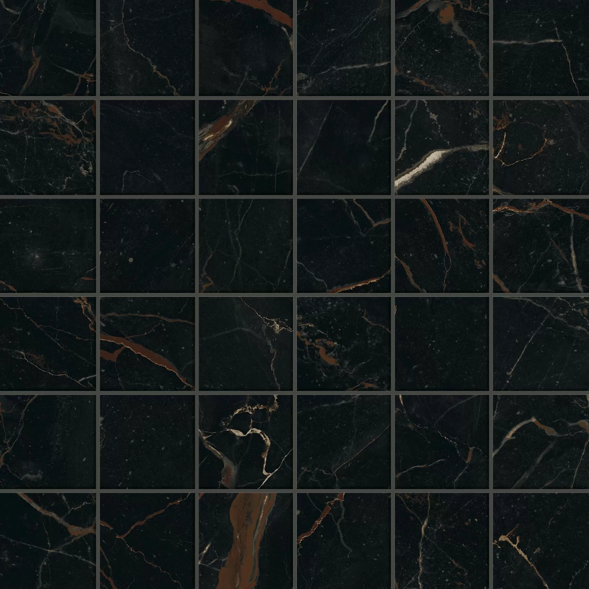 Мозаика 610110001056 Forte dei Marmi Ombra di Caravaggio Mosaic Lap 30x30