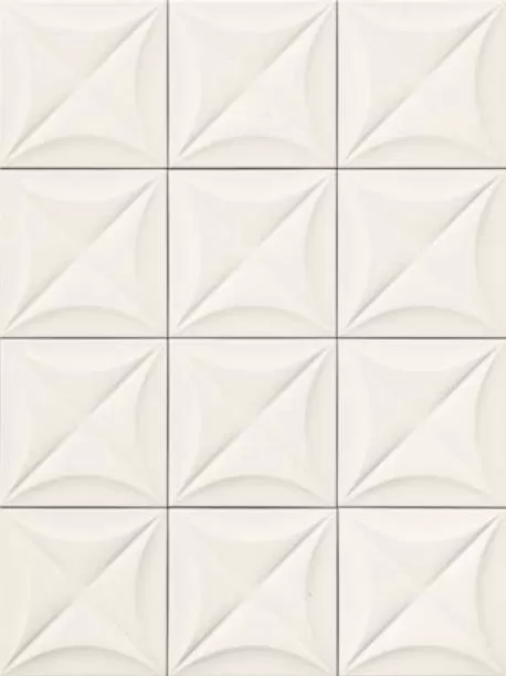 Керамогранит E063 4D Flower White 20x20
