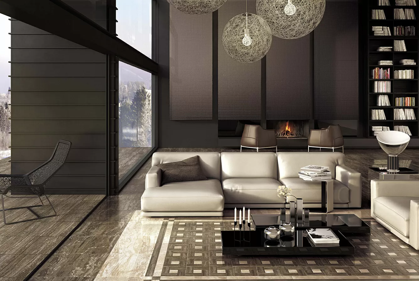 Керамогранит 610090001127 S.M. Woodstone Champagne Listello Lap 7.3x59