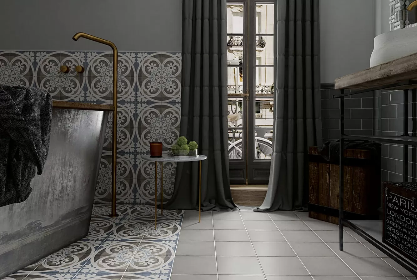 Керамогранит 24419 ART NOUVEAU LA RAMBLA GREY 20*20