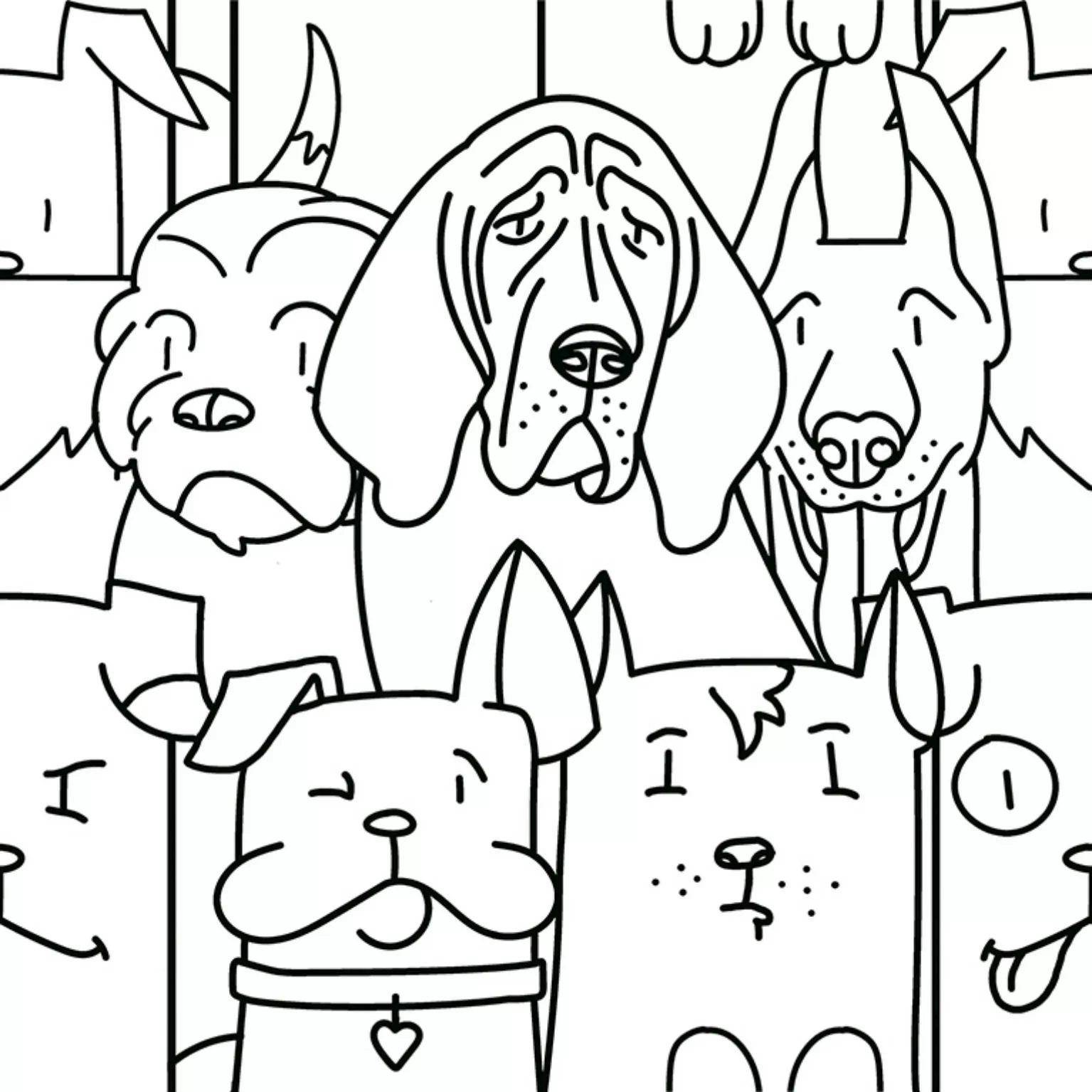 Керамогранит Oh My Dog White 25x25