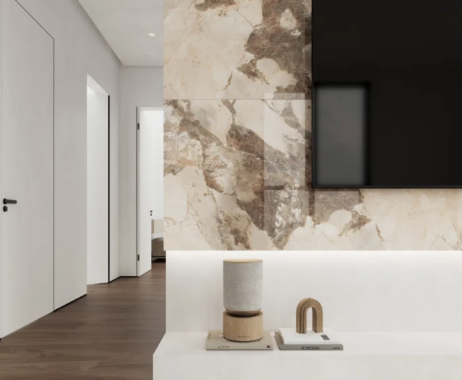 Керамогранит Exence Beige бежевый полированный 80х160