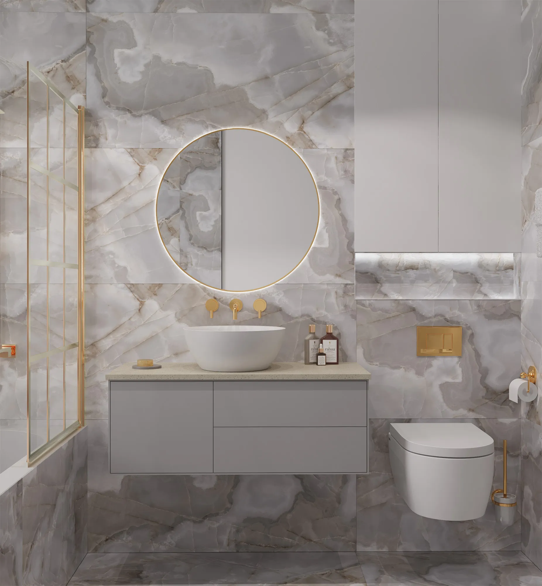 Керамогранит FP1011-A Rex Onyx Coffe Full Polished 60x120